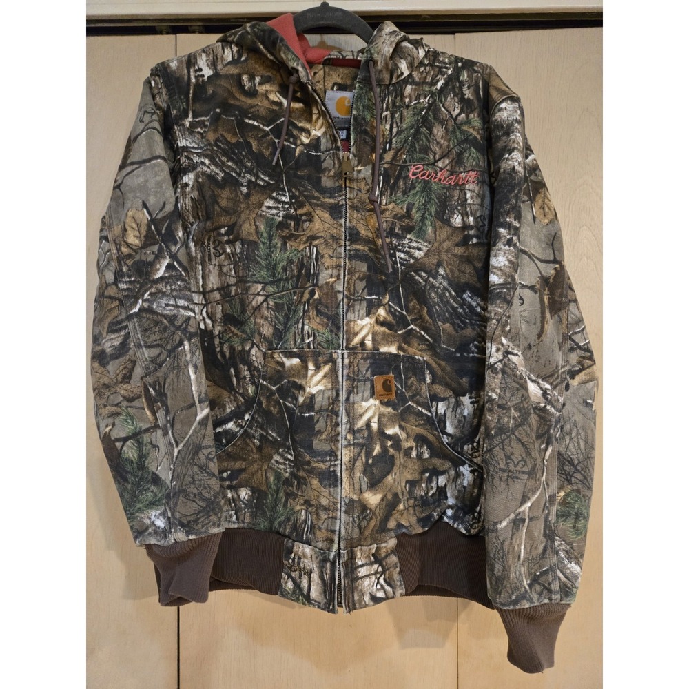 Carhartt Women's M Realtree Xtra Camo Insulated Hooded Active Jacket 2016